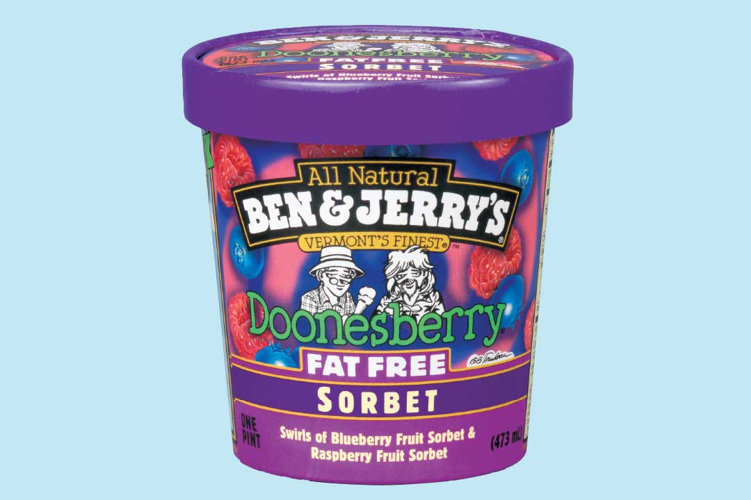Pinta sorbetu Doonesberry, bez tłuszczu